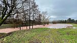 Hochwasser bei Sundhausen, Meldestufe 3 erreicht (Foto: Silvio Dietzel)