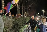 Gegenprotest zur AfD Veranstaltung in Sundhausen (Foto: agl)