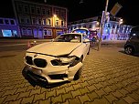 Unfall auf der Freiherr von Stein Straße (Foto: S. Dietzel) Unfall auf der Freiherr von Stein Straße (Foto: S. Dietzel)