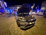 Unfall auf der Freiherr von Stein Straße (Foto: S. Dietzel) Unfall auf der Freiherr von Stein Straße (Foto: S. Dietzel)