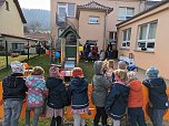 Gro&szlig;e Freude &uuml;ber das neue Spielger&auml;t herrschte bei den Bebraspatzen (Foto: Janine Skara)