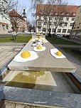 Geschm&uuml;ckte Brunnen in Nordhausen (Foto: Peter Blei)