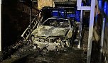 PKW brannte (Foto: Feuerwehr )