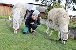 Alina Kroll ist die Gründerin und Betreiberin von Unstrut-Lamas (Foto: Eva Maria Wiegand) Alina Kroll ist die Gründerin und Betreiberin von Unstrut-Lamas (Foto: Eva Maria Wiegand)