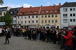 Demonstrationszug durch die Nordhäuser Innenstadt (Foto: agl) Demonstrationszug durch die Nordhäuser Innenstadt (Foto: agl)