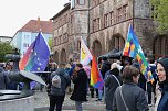 Demonstrationszug durch die Nordhäuser Innenstadt (Foto: agl) Demonstrationszug durch die Nordhäuser Innenstadt (Foto: agl)