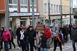 Demonstrationszug durch die Nordhäuser Innenstadt (Foto: agl) Demonstrationszug durch die Nordhäuser Innenstadt (Foto: agl)