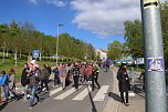 Demonstrationszug durch die Nordhäuser Innenstadt (Foto: agl) Demonstrationszug durch die Nordhäuser Innenstadt (Foto: agl)