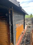 Brand in Steinthaleben (Foto: S.Dietzel)