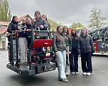 Nachwuchskr&auml;fte zum 2. Girlsday (Foto: Feuerwehr Heiligenstadt )