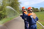 Junge Nachwuchskr&auml;fte bei der Orientierungsfahrt (Foto: Feuerwehr Heiligenstadt )