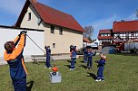 Junge Nachwuchskr&auml;fte bei der Orientierungsfahrt (Foto: Feuerwehr Heiligenstadt )