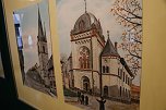Kleine Sonderausstellung in der Flohburg mit Zeichnungen von Frank Schmidt (Foto: agl)