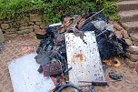 Kellerbrand in Sondershausen (Foto: S. Dietzel)