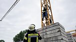 Feuerwehr trainiert Absturzsicherung (Foto: Feuerwehr Heiligenstadt ) Feuerwehr trainiert Absturzsicherung (Foto: Feuerwehr Heiligenstadt )