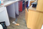 Einbruch im Vereinsheim (Foto: S.Dietzel) Einbruch im Vereinsheim (Foto: S.Dietzel)