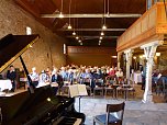 Ein tolles Konzert in der Frauenbergkirche -  nicht nur das Publikum, sondern auch die Musiker waren von diesem Kleinod Ellrichs begeistert (Foto: Hannelore und Wolfgang Pientka)