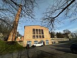 Bauzustandsanalyse altes Heizhaus auf dem Gel&auml;nde der Hochschule in Nordhausen (Foto: NBI)