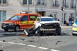 Unfall in der Freiherr-vom-Stein-Stra&szlig;e (Foto: S. Dietzel)
