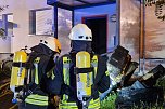 Einsatzkr&auml;fte bei einem Kellerbrand  (Foto: Feuerwehr Heiligenstadt )
