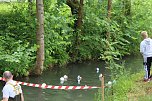 Beim Zieleinlauf im Riedgraben (Foto: oas)