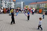 Knax Kinderfest auf dem Parkplatz der Kreissparkasse (Foto: agl) Knax Kinderfest auf dem Parkplatz der Kreissparkasse (Foto: agl)