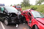 An der Unfallstelle (Foto: Feuerwehr Heiligenstadt )