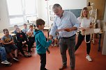Kreative Ideen im Schulgarten des F&ouml;rderzentrums Pestalozzi (Foto: agl)