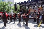 Gro&szlig;e Volksfeststimmung am 2. Tag auf dem Rolandsfest in Nordhausen (Foto: Peter Blei)