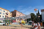 Gro&szlig;e Volksfeststimmung am 2. Tag auf dem Rolandsfest in Nordhausen (Foto: Peter Blei)