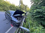 Unfall mit hohem Sachschaden Ebeleben in Richtung Sondershausen (Foto: S. Dietzel)