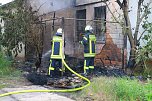 Zwei Br&auml;nde am selben Haus (Foto: S. Dietzel)