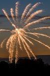 Feuerwerk zum Brunnenfest 2024 (Foto: Michael Osinzew)