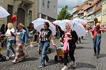 Gro&szlig;er festlicher Umzug zum 211. Brunnenfest in Bad Langensalza (Foto: Eva Maria Wiegand)