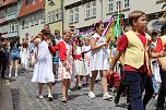 Gro&szlig;er festlicher Umzug zum 211. Brunnenfest in Bad Langensalza (Foto: Eva Maria Wiegand)