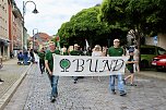 Farbenfroher Festumzug zum 211. Brunnenfest in Bad Langensalza (Foto: Eva Maria Wiegand)