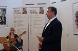 Unvergessen: in der Kreissparkasse wurde gestern eine Ausstellung zum Werk Heinz Scharrs er&ouml;ffnet (Foto: Hans Georg Backhaus)