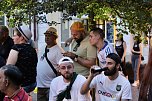 Public Viewing auf dem Neumarkt in Bad Langensalza zum Achtelfinalspiel der EM 2024 - Deutschland gegen D&auml;nemark (Foto: Eva Maria Wiegand)