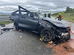 Unfall auf der A71 (Foto: S. Dietzel) Unfall auf der A71 (Foto: S. Dietzel)