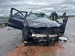 Unfall auf der A71 (Foto: S. Dietzel) Unfall auf der A71 (Foto: S. Dietzel)