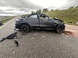 Unfall auf der A71 (Foto: S. Dietzel) Unfall auf der A71 (Foto: S. Dietzel)