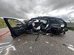 Unfall auf der A71 (Foto: S. Dietzel) Unfall auf der A71 (Foto: S. Dietzel)