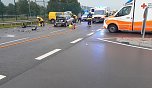 Schwerer Unfall auf der Landstra&szlig;e 1172 Ichstedt in Richtung Ringleben (Foto: S. Dietzel)