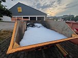 N&auml;chtlicher Brand am Netto-Markt (Foto: Silvio Dietzel)