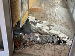 N&auml;chtlicher Brand am Netto-Markt (Foto: Silvio Dietzel)