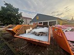 N&auml;chtlicher Brand am Netto-Markt (Foto: Silvio Dietzel)