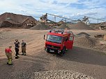 Einsatz&uuml;bung am Kiesteich (Foto: Feuerwehr/Silvio Dietzel)