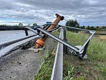 Unfall heute Abend auf der A 38 (Foto: S.Dietzel)