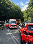 Unfall auf den Kyffh&auml;user-Serpentinen (Foto: S. Dietzel)