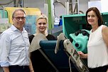 SPD Politikerinnen und Politiker besuchen auf ihrer Wahlkampftour zur Landtagswahl 2024 die Produktionsfirma TR Plast in Ebeleben  (Foto: Eva Maria Wiegand)